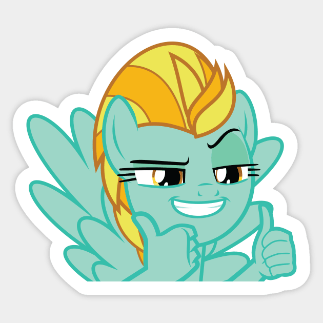 Lightning Dust approves Sticker by Wissle